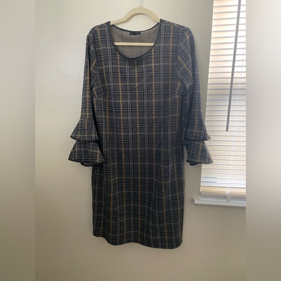TACERA - GOLD & BLACK DRESS - Picture 1 of 6